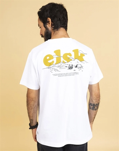 Elsk - Horizon BP Mens Brushed T-Shirt- Optic White